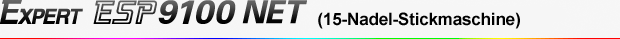 Überschrift EXPERT ESP Stickmaschine